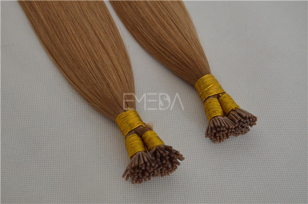 Double drawn remy hair prebonded hair extensions in UK ZJ0068